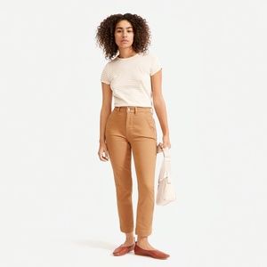 Everlane | High-Rise Slim-Leg Crop Pant [short 00]